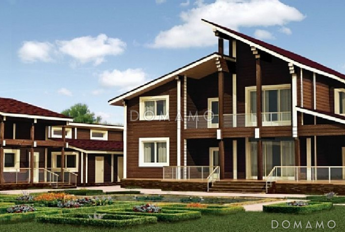 Проект дома с большим количеством окон