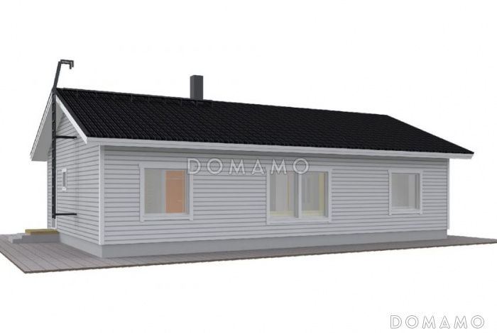 Проект современного экономичного каркасного дома