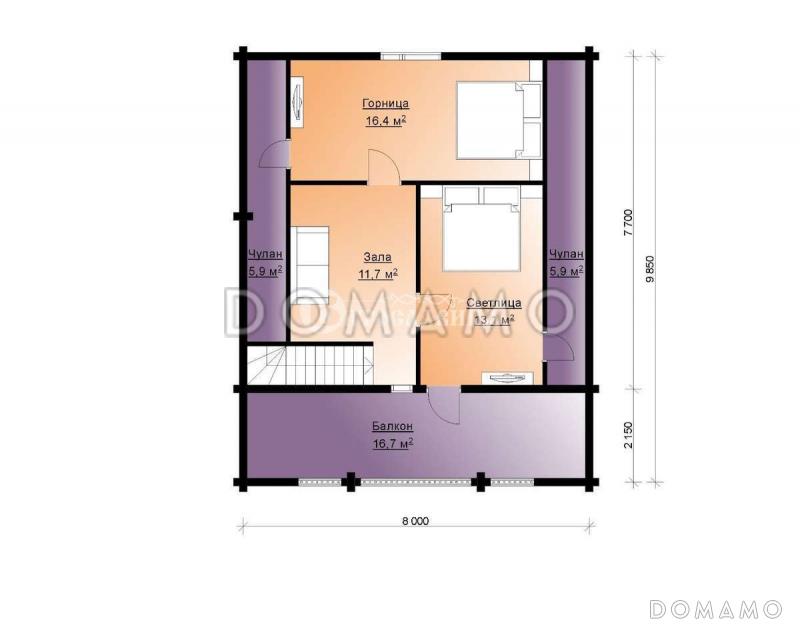 Иваново / План мансардного этажа