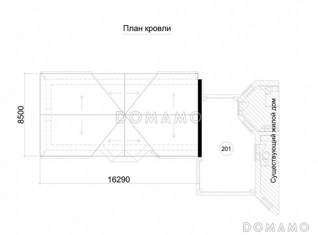 Одноэтажный пристроенный бассейн для круглогодичного использования  / План 2 этажа