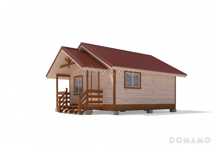 Проект каркасного дома 5х5