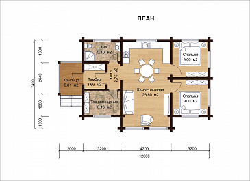 ПИНО / План 1 этажа