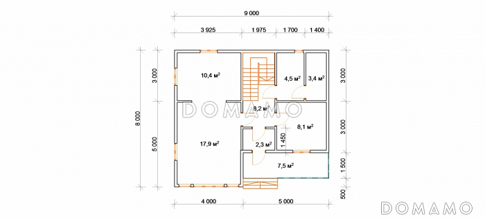 Семейный / План 1 этажа