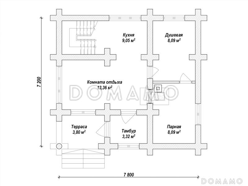 K-253 / План 1 этажа