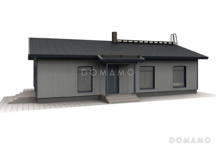 Проект уютного каркасного дома