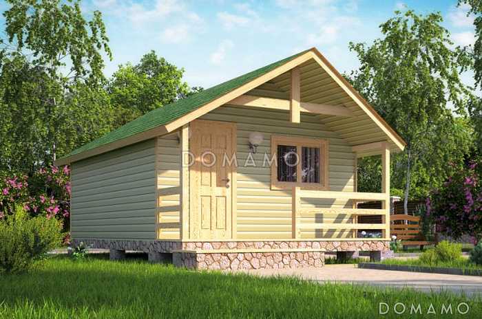 Проект каркасного дома 4х4