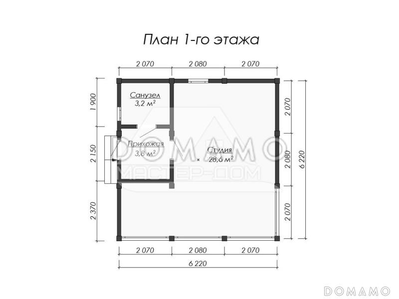 Белинский / План 1 этажа