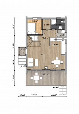 Чародей / План 1 этажа