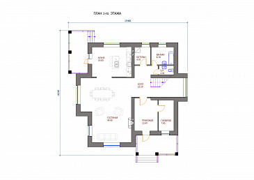 Проект 116 / План 1 этажа