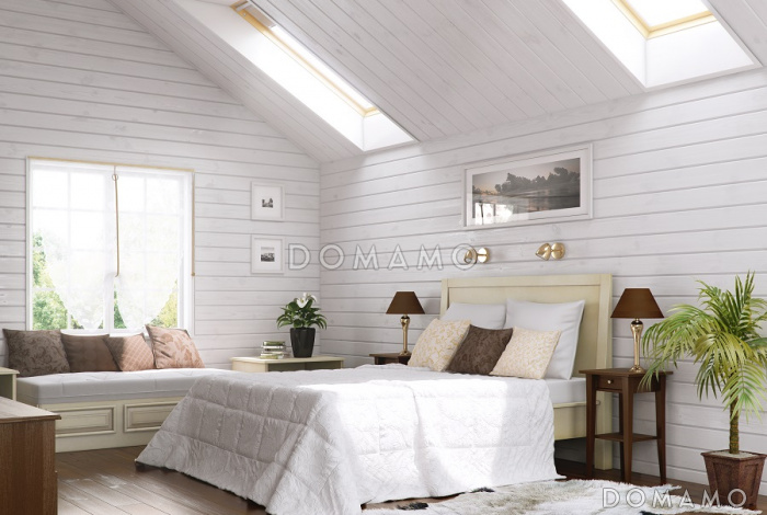 Проект дома из газобетона с четырьмя спальнями