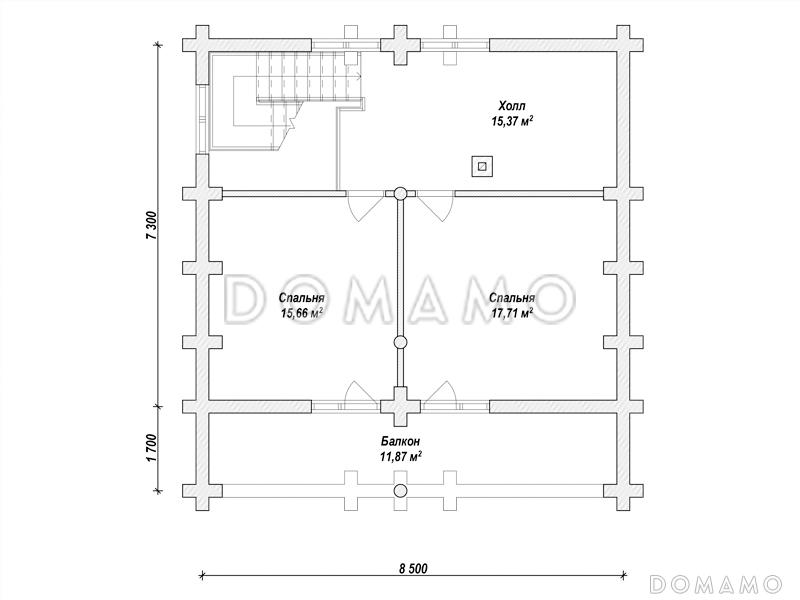 N-136 / План 2 этажа