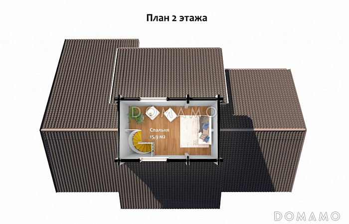 Байкал / План мансардного этажа