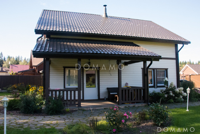 Проект дома 8 на 10 из пеноблоков с мансардой