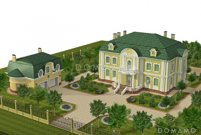 Проект дома с двойным светом