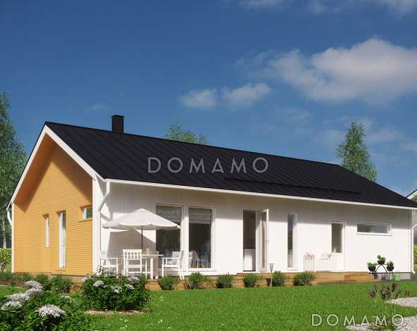 Проект каркасного дома с функциональной кухней-столовой