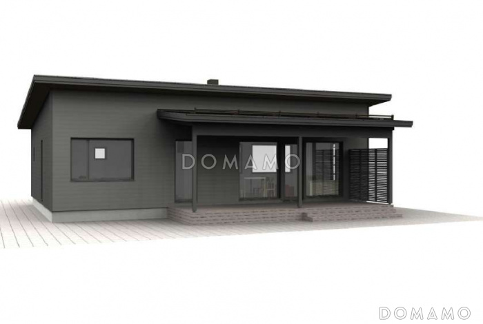 С-121 одноэтажный дом 