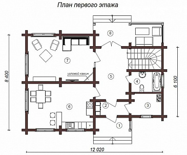 Д-98 / План 1 этажа