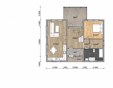 Вектор / План 1 этажа