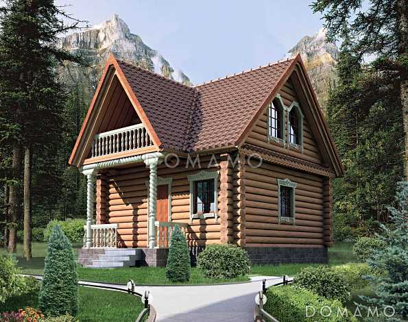 Проект бани с мансардой и подвалом