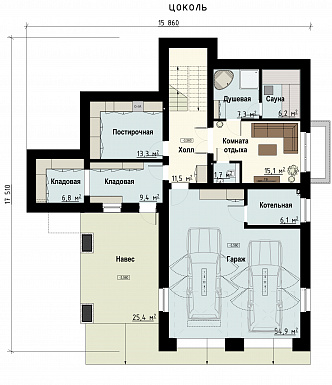 Фрэнк / План цокольного этажа