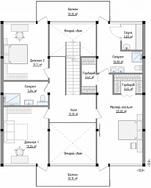 SCANDI 229 / План 2 этажа