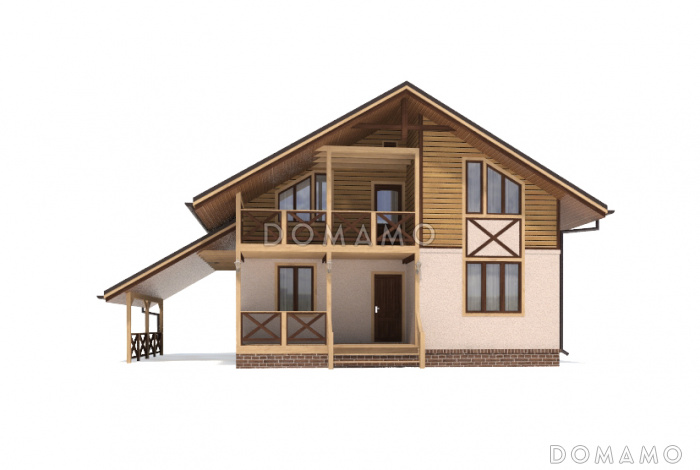 Проект двухэтажного дома с удобной планировкой