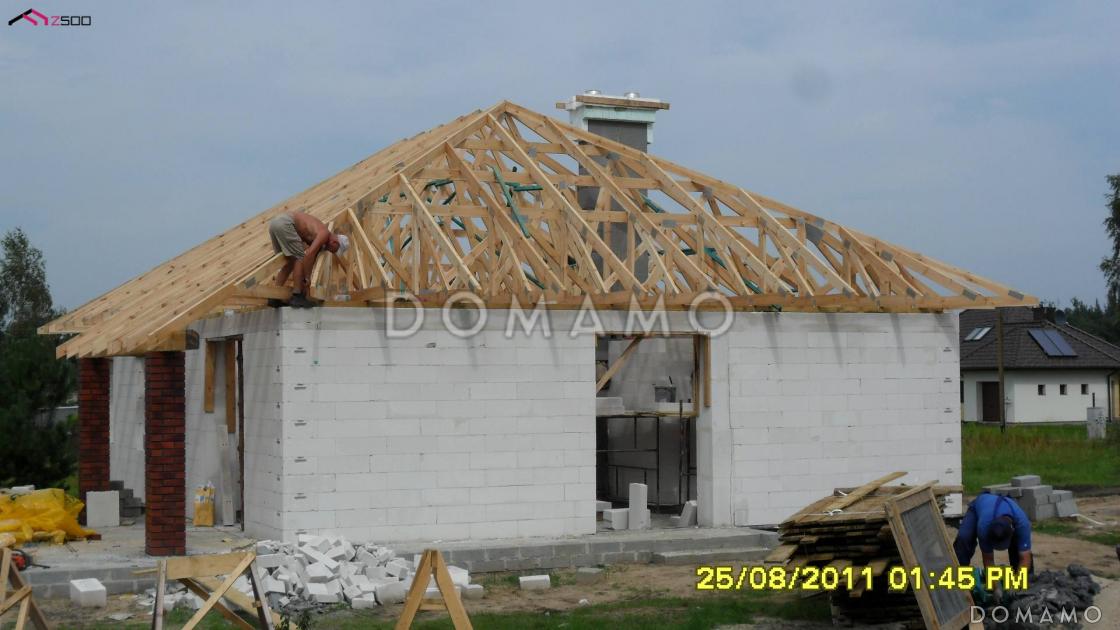Проект одноэтажного дома адаптированного для каркасного строительства с тремя спальнями и крытой террасой / 20