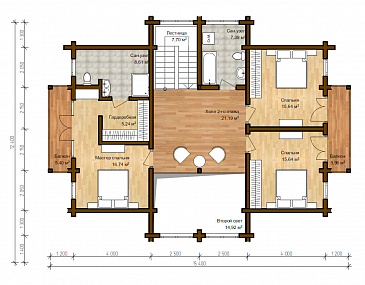 GALAXY 280 / План мансардного этажа