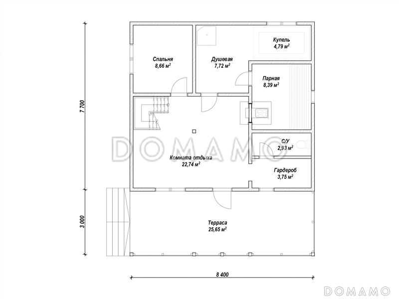 N-108 / План 1 этажа