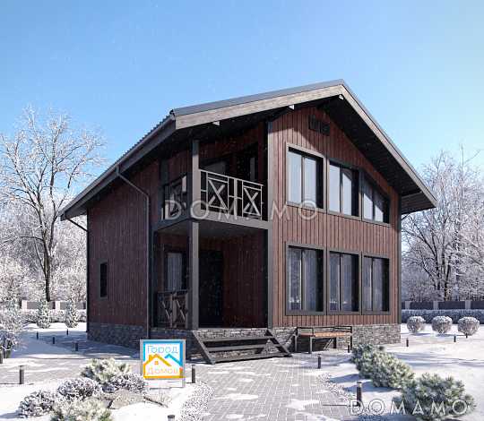 Каркасный дом "Копенгаген"