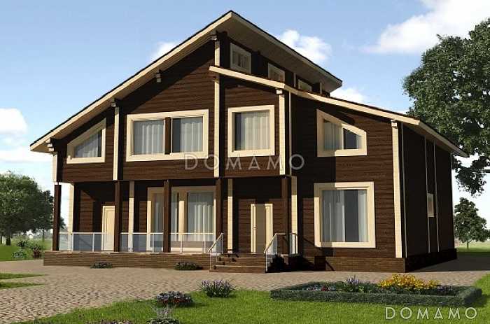 Проект дома с большим количеством окон