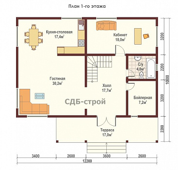 ДПБ22  / План 1 этажа