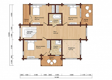 PAVLOVO RESIDENCE 260 / План 2 этажа