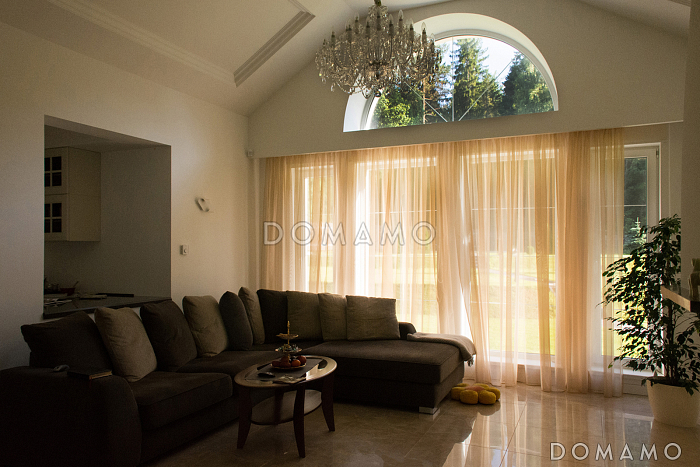 Проект одноэтажного каркасного дома с сауной