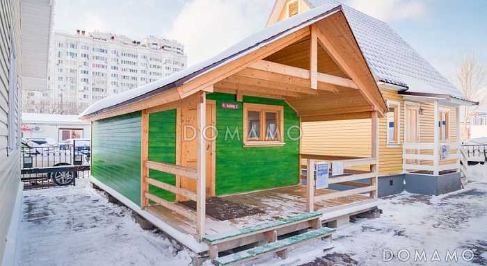 Проект дома 5х4 из клееного бруса