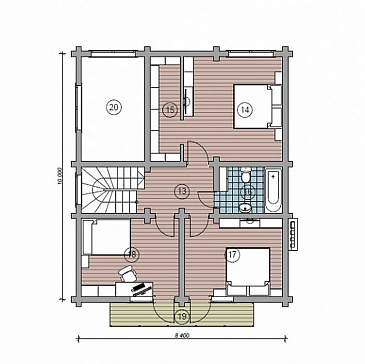 Д 101 / План мансардного этажа
