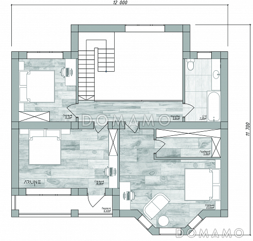 Гераклея / План 2 этажа