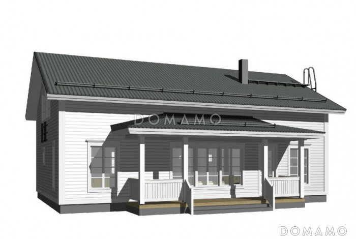 Проект дома с мансардным этажом до 200 м.кв.