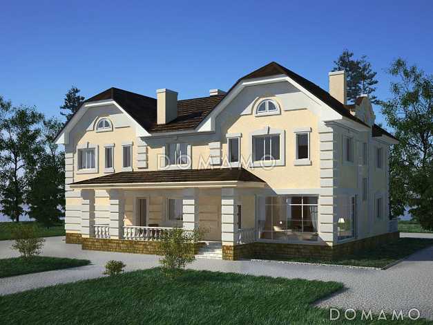 Проект дома с бассейном