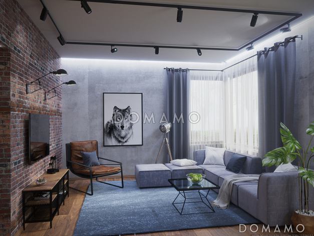 Проект трехэтажного кирпичного дома с двойным гаражом