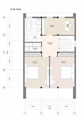 Барнхаус / План 2 этажа