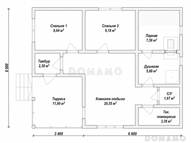 K-181 / План 1 этажа
