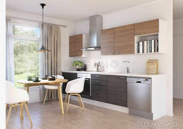 Проект экономичного каркасного дома с односкатной крышей