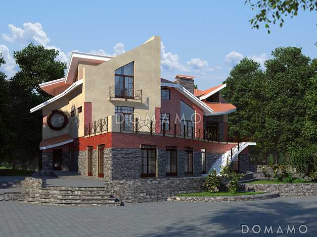 Элегантный дом в современном стиле