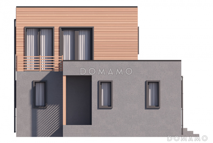 Каркасный дом "Куб"