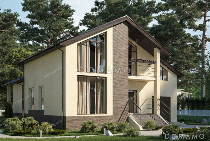 Проект дома с зоной отдыха и спортзалом в подвале, 3 спальнями и вместительной кладовой