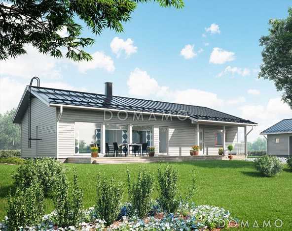 Проект каркасного дома 14х9