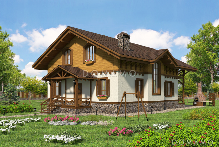 Проект коттеджа шале