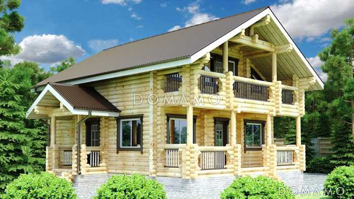 Проект дома с большой и вместительной гостиной