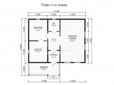 Сканди1 / План 1 этажа